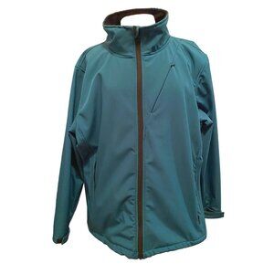 Iceberg Outerwear Jacket Men 2XL Blue Green Windproof Waterproof Soft Shell